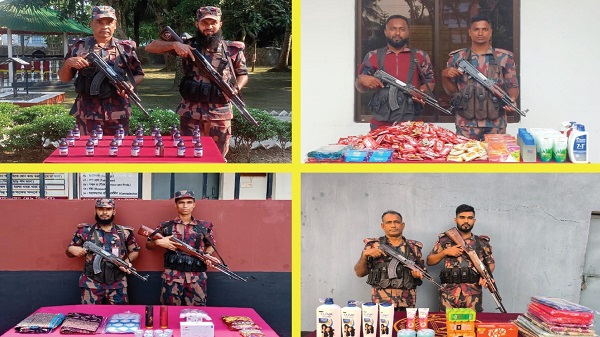 যশোর সীমান্তে বিজিবির সফল অভিযান : মাদক ও কোটি টাকার চোরাচালান পণ্যের