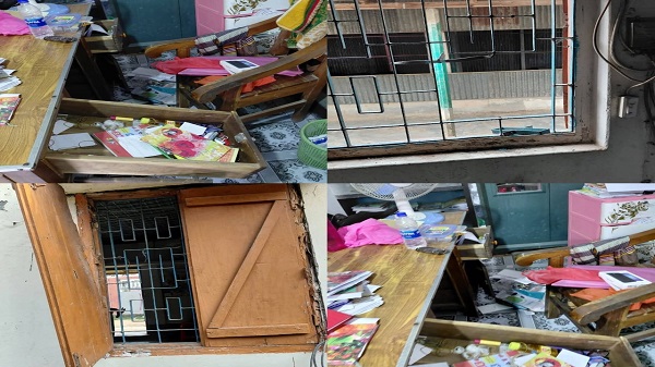 সখীপুরে স্কুলের জানালার গ্রিল কেটে চুরি