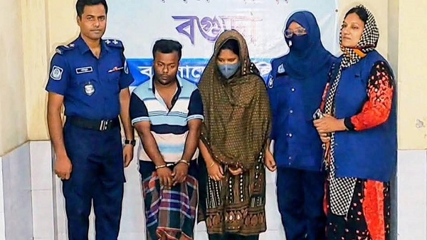 বগুড়ায় নবজাতকের মরদেহ পুকুরে ফেলার অভিযোগে মা ও সৎ বাবা আটক