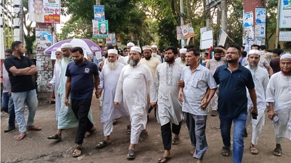 সরাইলে যুবলীগের ঝটিকা মিছিলের প্রতিবাদে জামায়াতের বিক্ষোভ