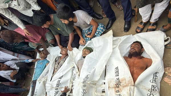 সরাইলে সেপটিক ট্যাংকে বিষাক্ত গ্যাসে চার শ্রমিকের করুণ মৃ’ত্যু’