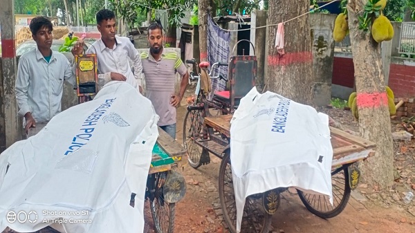শার্শায় কাভার্ড ভ্যান–মোটরসাইকেল মুখোমুখি সংঘর্ষে দুইজন নি’হ’ত