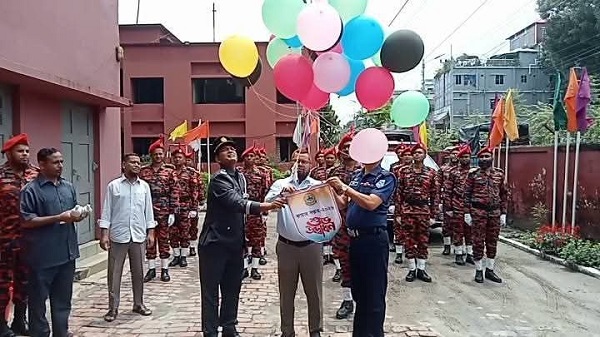 গাইবান্ধায় ফায়ার সার্ভিস ও সিভিল ডিফেন্স সপ্তাহ উদ্বোধন