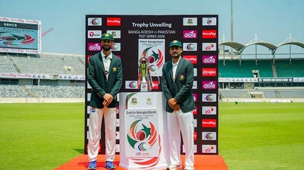 বৃষ্টির কারণে বাংলাদেশ-পাকিস্তানের টেষ্ট ম্যাচ আপাতত বন্ধ