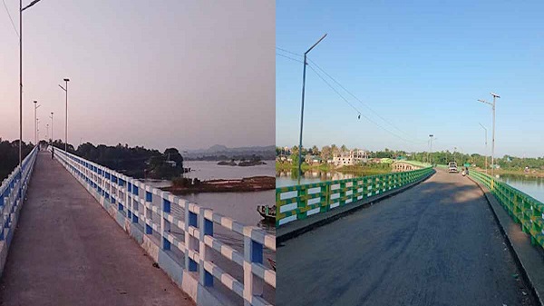 পাশাপাশি দুই সেতু, একটির নাম ব্রাজিল আরেকটির নাম আর্জেন্টিনা