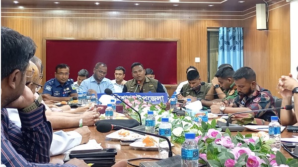 ত্রিশালে প্রধানমন্ত্রীর আগমনে নিরাপত্তা নিশ্চিতকরণে সমন্বয় সভা 