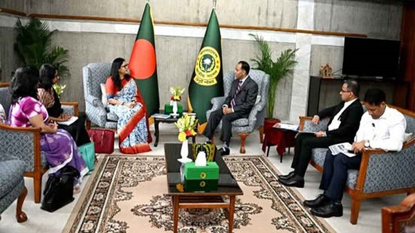 ডেপুটি স্পীকারের সঙ্গে ইউনিসেফ প্রতিনিধিদলের সাক্ষাৎ