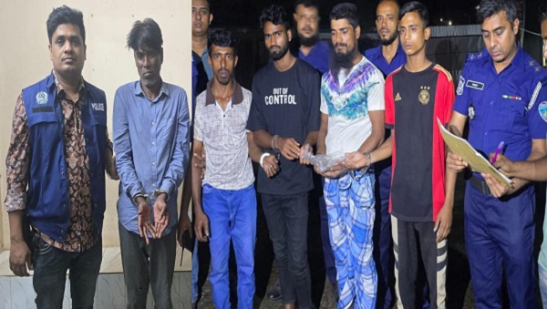 কুমিল্লার বাঙ্গরা বাজার থানা পুলিশের অভিযানে ৪০ পিছ ইয়াবাসহ ৫ জন গ্ৰেফতার