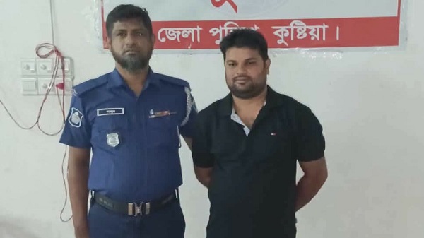 কুষ্টিয়ার মিরপুরে বিশেষ অভিযানে এজাহারনামীয় সন্দিগ্ধ আসামি গ্রেফতা