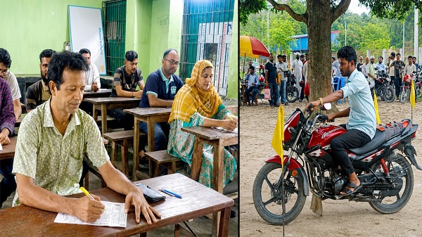 বিআরটিএ দিনাজপুর সার্কেলে ড্রাইভিং লাইসেন্স দক্ষতা যাচাই পরীক্ষা অনুষ্ঠিত