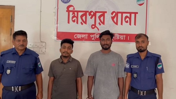 মিরপুরে পুলিশের বিশেষ অভিযানে ছাত্রলীগের দুই নেতা গ্রেফতার