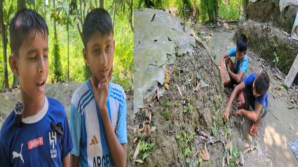 পরকীয়ার টানে চলে গেছেন মা, বাবার কবরের পাশে বসে থাকে অবুঝ-অসহায় ২ শিশু