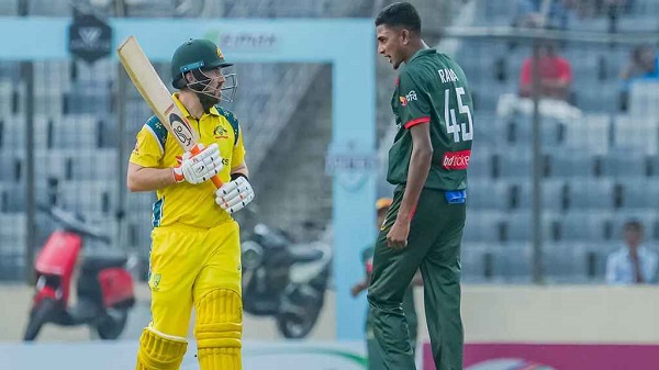 ইংলিসের দিকে তেড়ে যাওয়ার ঘটনায় শাস্তি পেলেন নাহিদ রানা