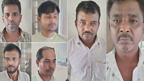 শরীয়তপুরে ভাতের হোটেলে জুয়া খেলার সময় আটক ৬