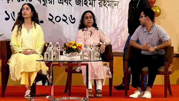 শিক্ষার্থীদের সঙ্গে আড্ডায় জাইমা রহমান, শুনেছেন ও বললেন নিজের জীবনের কথা