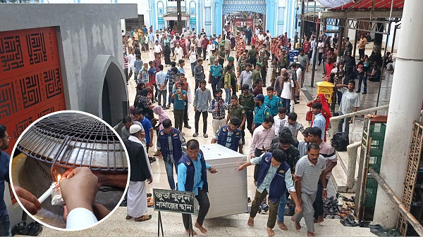 শাহজালাল মাজারের দানের ডেক সিলগালা, বসল প্রশাসনের দানবাক্স