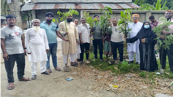 জাতীয় বৃক্ষরোপণ দিবসে বর্নি ইউনিয়নে বৃক্ষরোপণ কর্মসূচি অনুষ্ঠিত