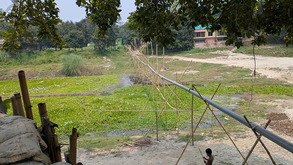 গোপীনাথপুর-ব্রাহ্মণগ্রামের খালের কারণে বছরের অধিকাংশ সময় যোগাযোগ ব্যাহত, মাটি ভরাটের দাবি
