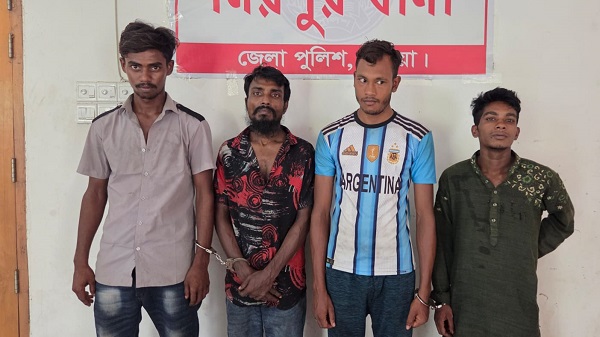 মিরপুরে চোর চক্রের সক্রিয় ৪ সদস্য গ্রেফতার