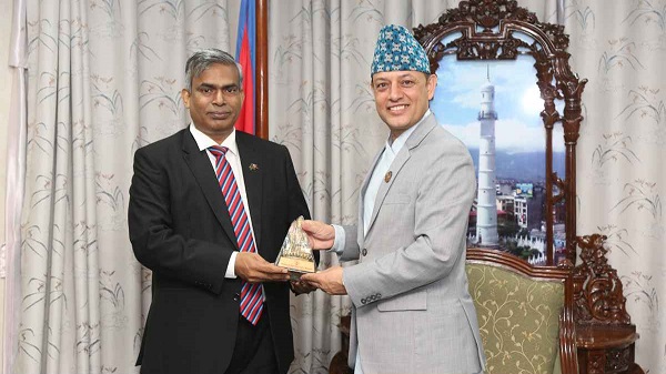 নেপালের স্পিকারের সঙ্গে বাংলাদেশের রাষ্ট্রদূতের সাক্ষাৎ