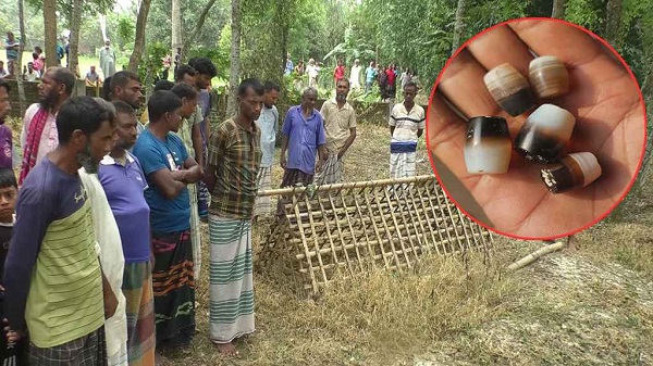 কবর খুঁড়ে মিলল পুরোনো ‘পাথর’, আত্মসাতের অভিযোগে এলাকায় উত্তেজনা