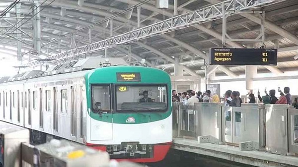 বাড়ছে মেট্রোরেল চলাচলের সময়