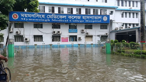 ময়মনসিংহে রেকর্ড বৃষ্টিতে তলিয়ে নগর, সাড়ে ৯ ঘণ্টায় ১৭৪ মিলিমিটার বর্ষণ