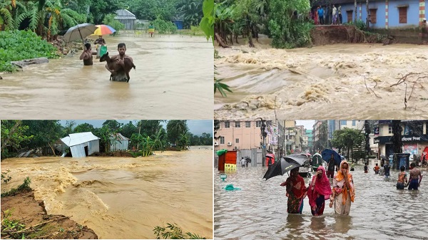 জলবায়ু পরিবর্তনের প্রভাবে ভয়াবহ বন্যা, বাংলাদেশে মানবিক সংকটের আশঙ্কা