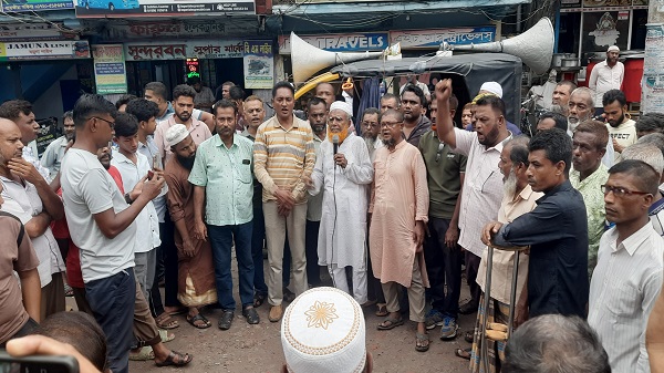 সাতক্ষীরায় মজনু সরদারের বহিষ্কারাদেশ প্রত্যাহারের দাবিতে শ্রমিক দলের বিক্ষোভ সমাবেশ
