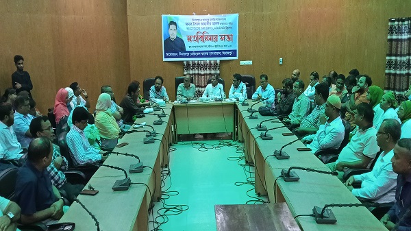 দিনাজপুরের চিকিৎসাসেবার মান উন্নয়নে এমপি সৈয়দ জাহাঙ্গীর আলমের মতবিনিময়