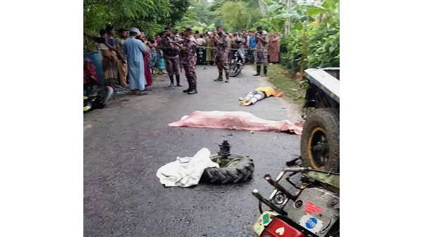 শার্শায় ট্রাক্টরের সঙ্গে মোটরসাইকেলের মুখোমুখি সংঘর্ষে নিহত ২