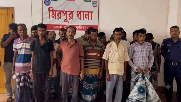 মিরপুরে পুলিশের বিশেষ অভিযান: মাদক কারবারি ও জুয়াড়িসহ ২৪ জন গ্রেফতার