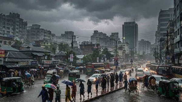 সাগরে গভীর নিম্নচাপ, ঢাকাসহ সারাদেশে ঝড়বৃষ্টি হতে পারে টানা ৫ দিন