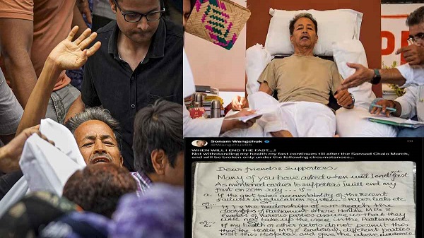 উত্তাল দিল্লি অনশন ভাঙতে তিন শর্ত দিলেন সোনম ওয়াংচুক