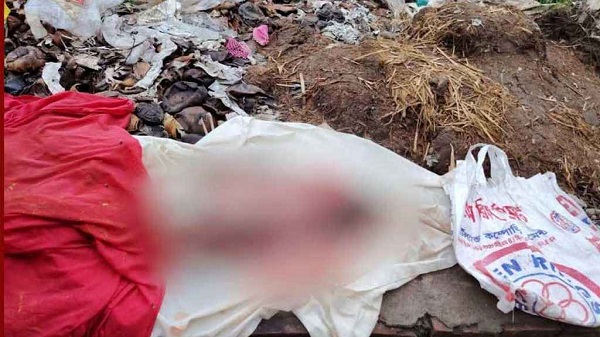 রাজবাড়ীতে ময়লার ভাগাড়ে পড়ে ছিল নবজাতকের লাশ