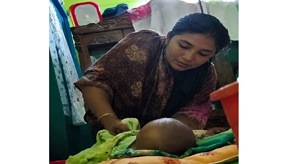 নরসিংদীর মাধবদীতে দুই মাসের শিশুর পা ভাঙার অভিযোগ, চাচির বিরুদ্ধে