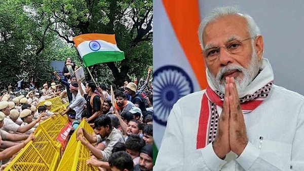 তেলাপোকাদের আন্দোলন, অবশেষে মুখ খুললেন মোদি