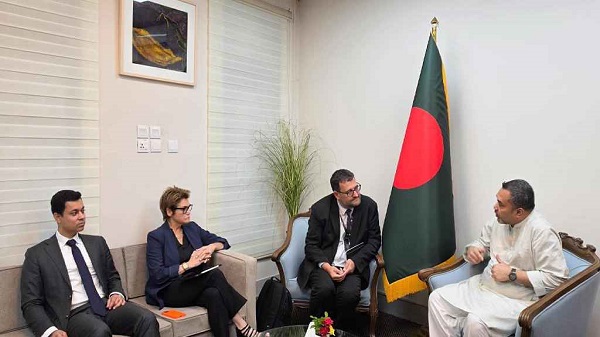 মাহদী আমিনের সঙ্গে বিশ্বব্যাংকের ডিভিশন ডিরেক্টরের সাক্ষাৎ
