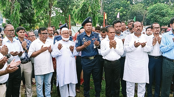 দিনাজপুরে শ্রদ্ধা, আলোচনা ও দোয়ার মধ্য দিয়ে পালিত হলো জুলাই শহিদ দিবস