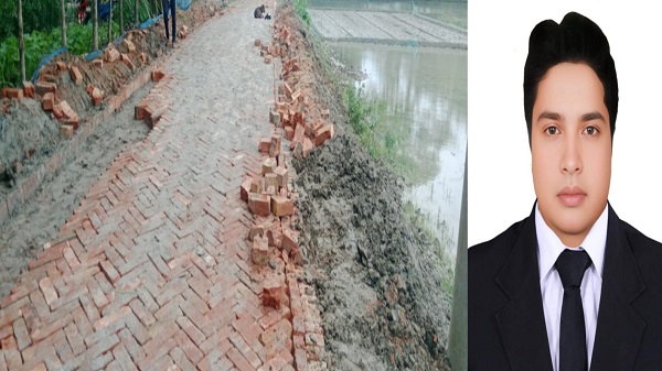 শ্যামনগরে আড়াই কোটি টাকার সড়ক নির্মাণকাজে অনিয়মের অভিযোগ, পিআইওর অপসারণ দাবি স্থানীয়দের